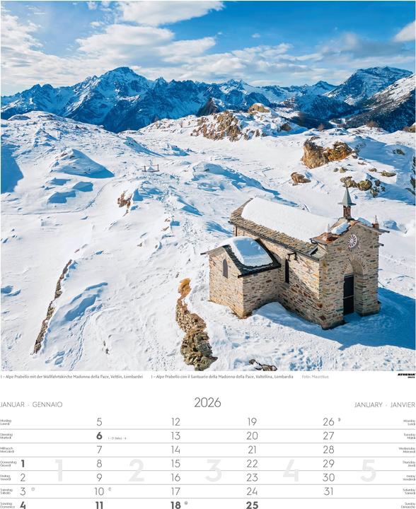 Produktbild Alpen Kalender 2026
