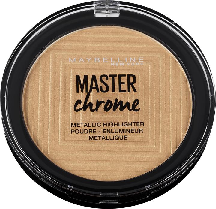 Maybelline New York Master Chrome (100 Molten Gold, Highlighter, 9 ml)