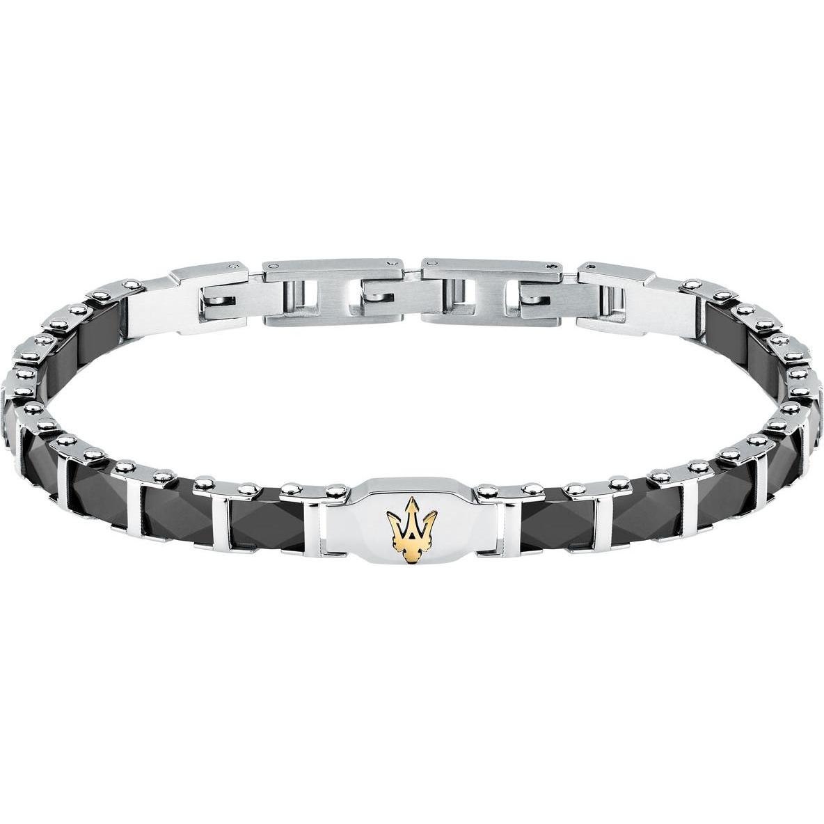 Maserati, Armschmuck, Armband, (18.50 cm, Keramik, Edelstahl)