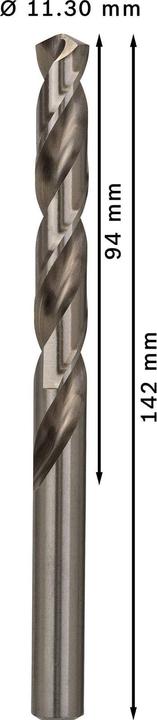 Immagine prodotto Bosch Professional Zubehör Trapano PRO Metal HSS-G, 11,3 x 94 x 142 mm (11,3 mm)