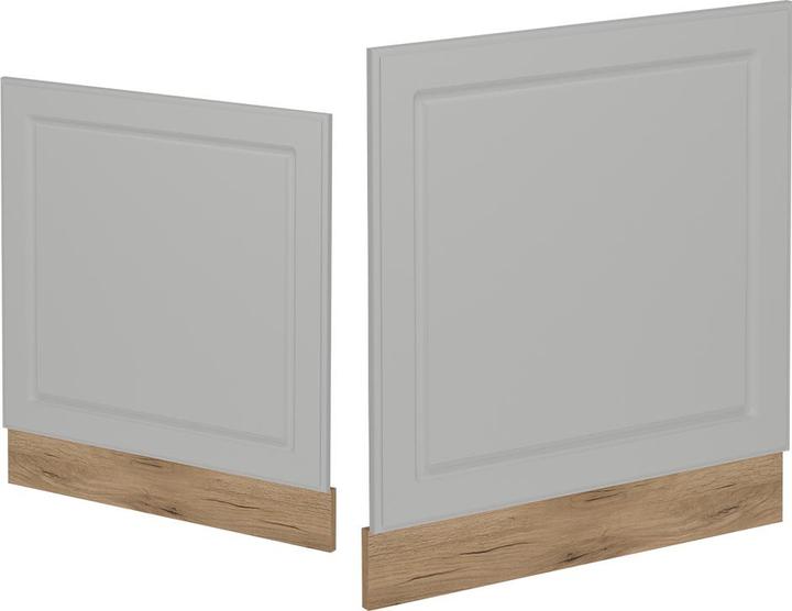 Produktbild Vicco Geschirrspülblende R-Line, Weiss Landhaus/Goldkraft Eiche, 60 cm ohne Arbeitsplatte
