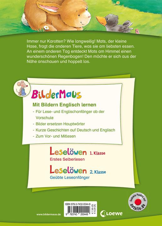 Produktbild Bildermaus - Mit Bildern Englisch lernen - Geschichten vom kleinen Hasen - Little Rabbit Stories (Deutsch, David Ingram, Dorothea Ackroyd, Milena Baisch, 2018)