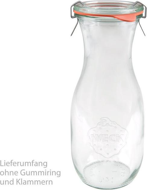 Actual product image Weck Juice bottle 530ml RR60 with lid (0.53 l)