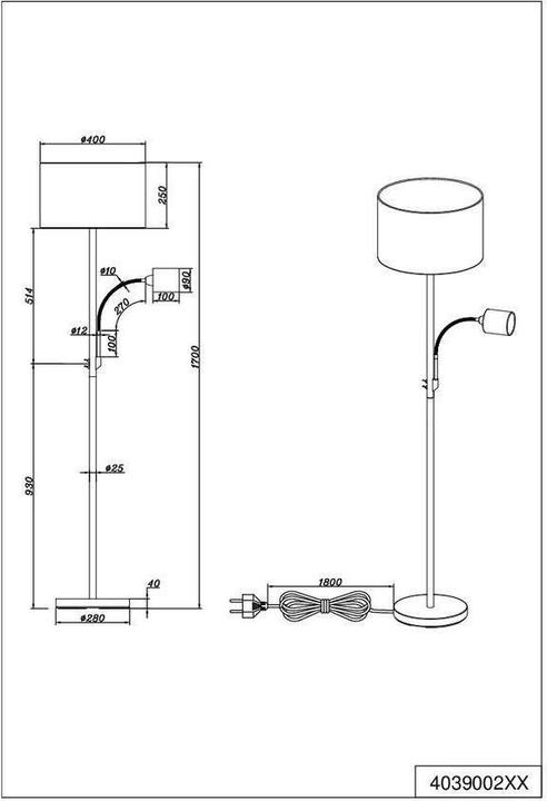 Actual product image Trio Hotel (E27)