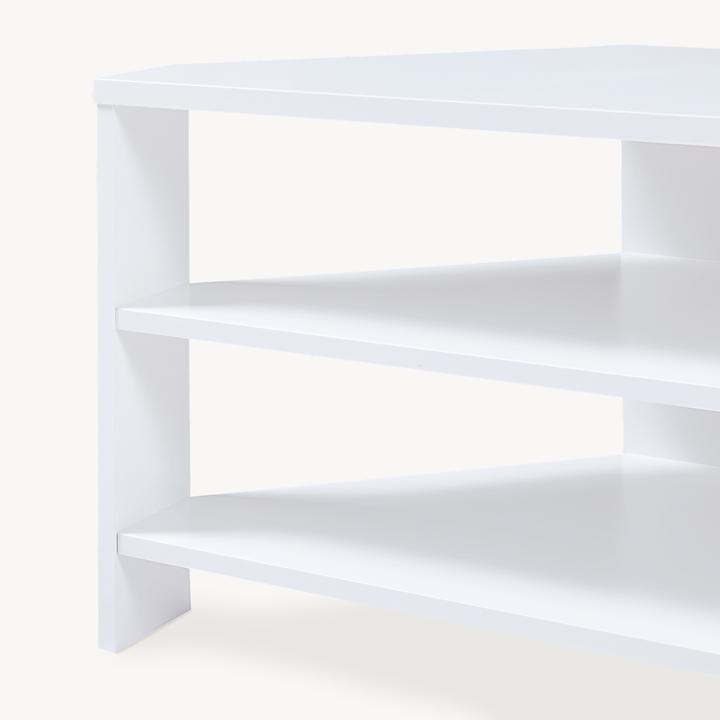 Actual product image En.Casa Fernsehtisch Berg 110x36x42 cm Weiss (110 x 36 x 41.50 cm)