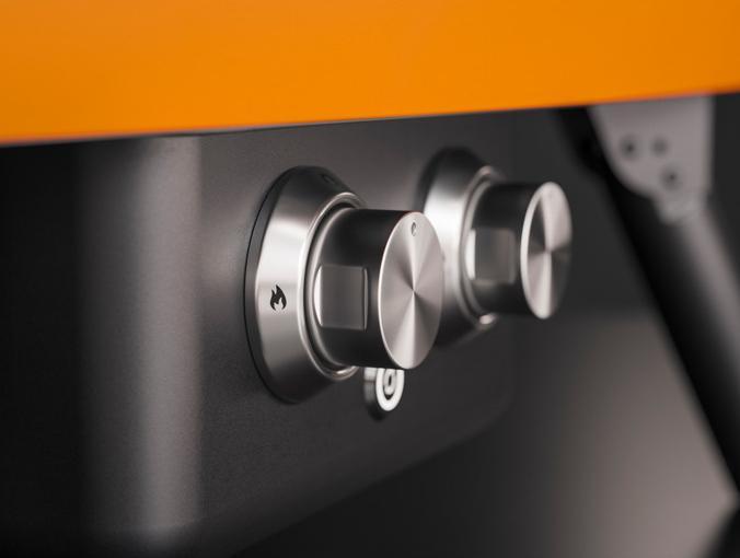 Actual product image Pizzaofen Etna Rotante matt orange (Pizza oven gas)