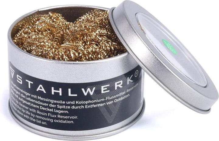 Actual product image Stahlwerk Soldering accessories set with soldering iron tip cleaner, soldering paste & soldering paste (Soldering bit)