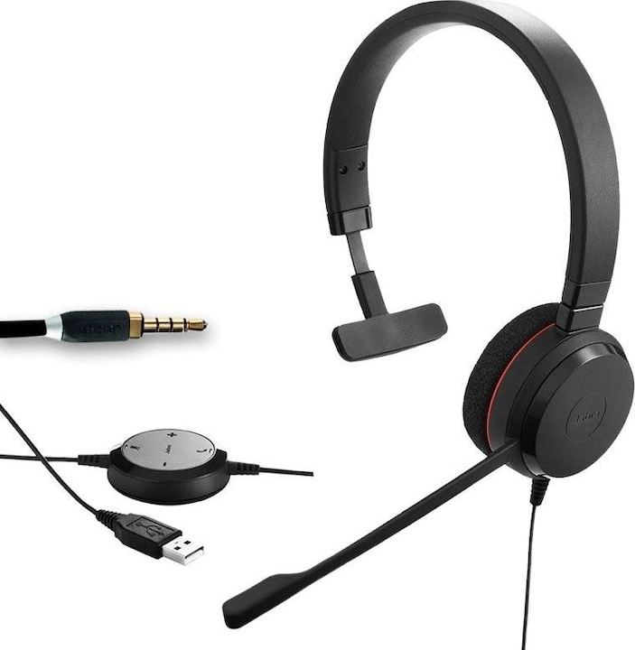 Image du produit Jabra Evolve 20 MS Mono (Filaire, USB-A)