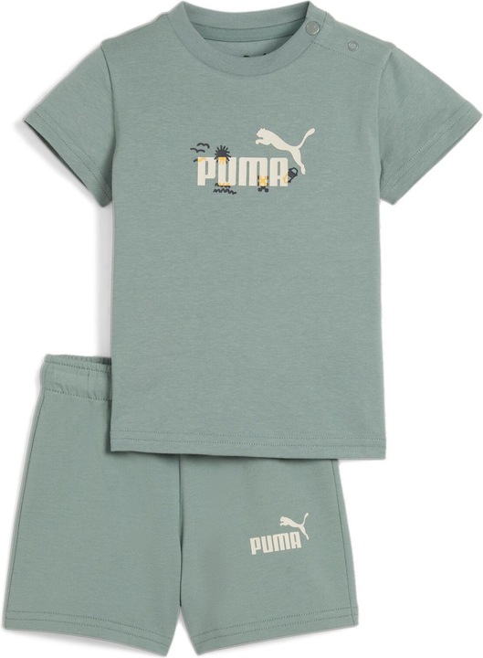 Puma MINICATS SANDY ADVENTURES Tee and Shorts Set INF