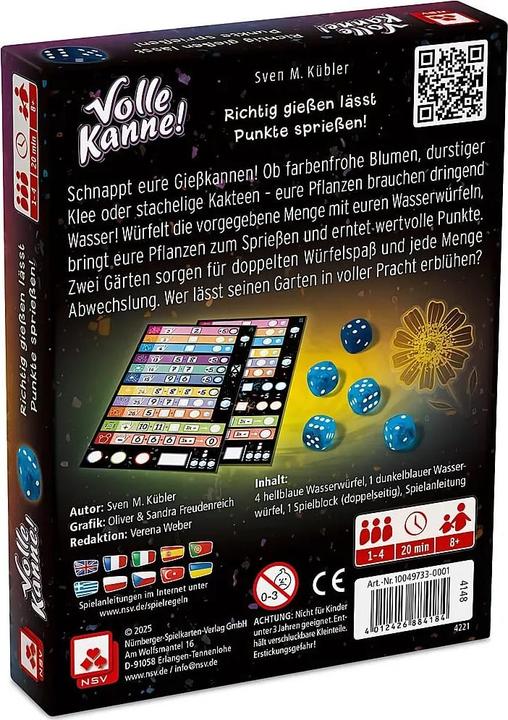 Produktbild NSV - Volle Kanne (Deutsch, 1 - 4 Spieler)