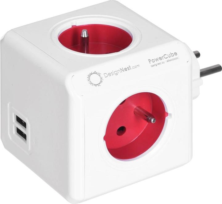 Produktbild Allocacoc PowerCube Original USB Type E Verlängerungskabel 4 AC-Ausgänge Indoor (4 x, CEE 7/5)