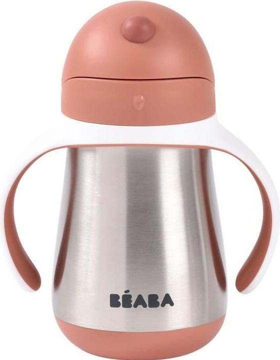Beaba Straw cup Inox 250ml terracotta
