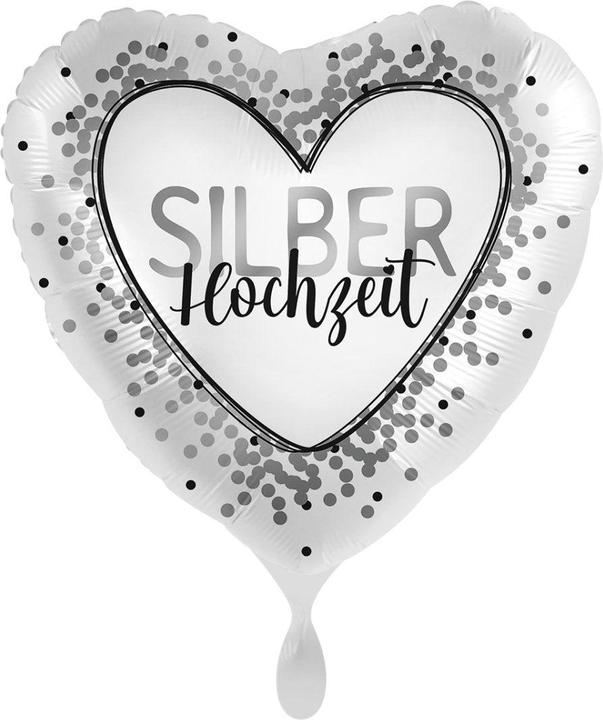 Produktbild Premioloon Silber Hochzeit Ballon