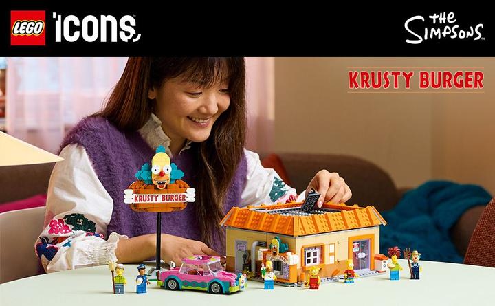 Image du produit LEGO The Simpsons: Krusty Burger (10352, LEGO difficiles à trouver, LEGO Icons)