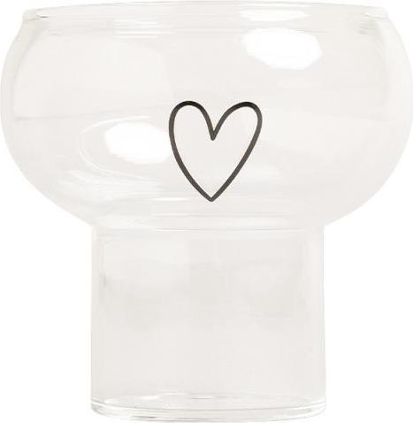 Produktbild Eulenschnitt Bubble Glas Herz - von (0.20 l)