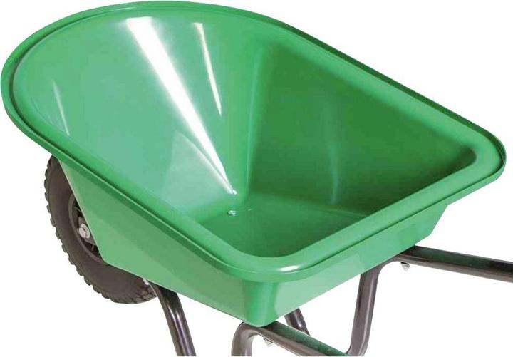 Produktbild FORT Kinderschubkarre 20l grün montiert, mit PU-Rad