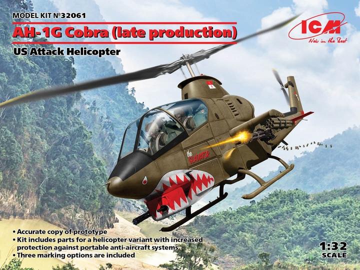 Actual product image ICM AH-1G Cobra (late production), US Attack Helicopter