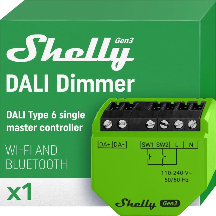 Image du produit Shelly DALI Dimmer Gen3 (Actionneur de variateur)