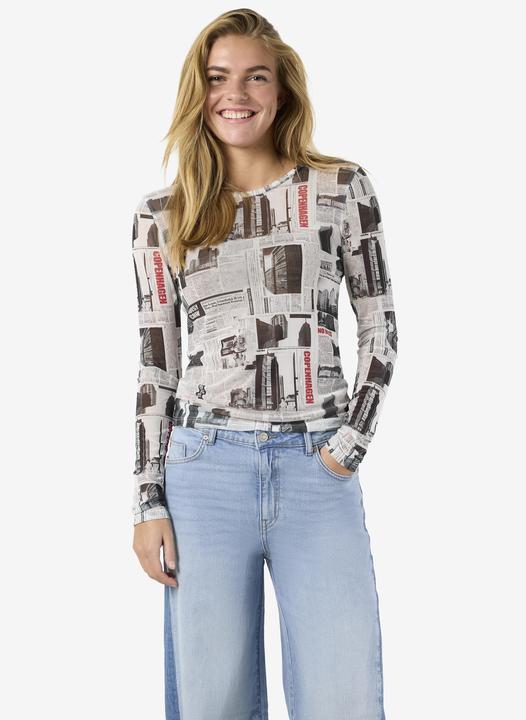 Immagine prodotto Noisy May Langärmeliges Mesh Oberteil (M)