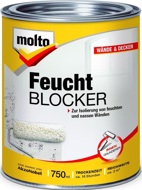 Molto Moisture Blocker (Mat white, 0.75 l)