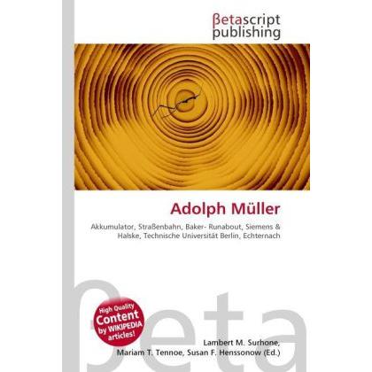 Adolph Müller, Fachbücher
