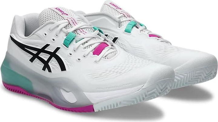 Actual product image ASICS Performance Asics Gel-Resolution X Clay White/Aurora Green Man (42)