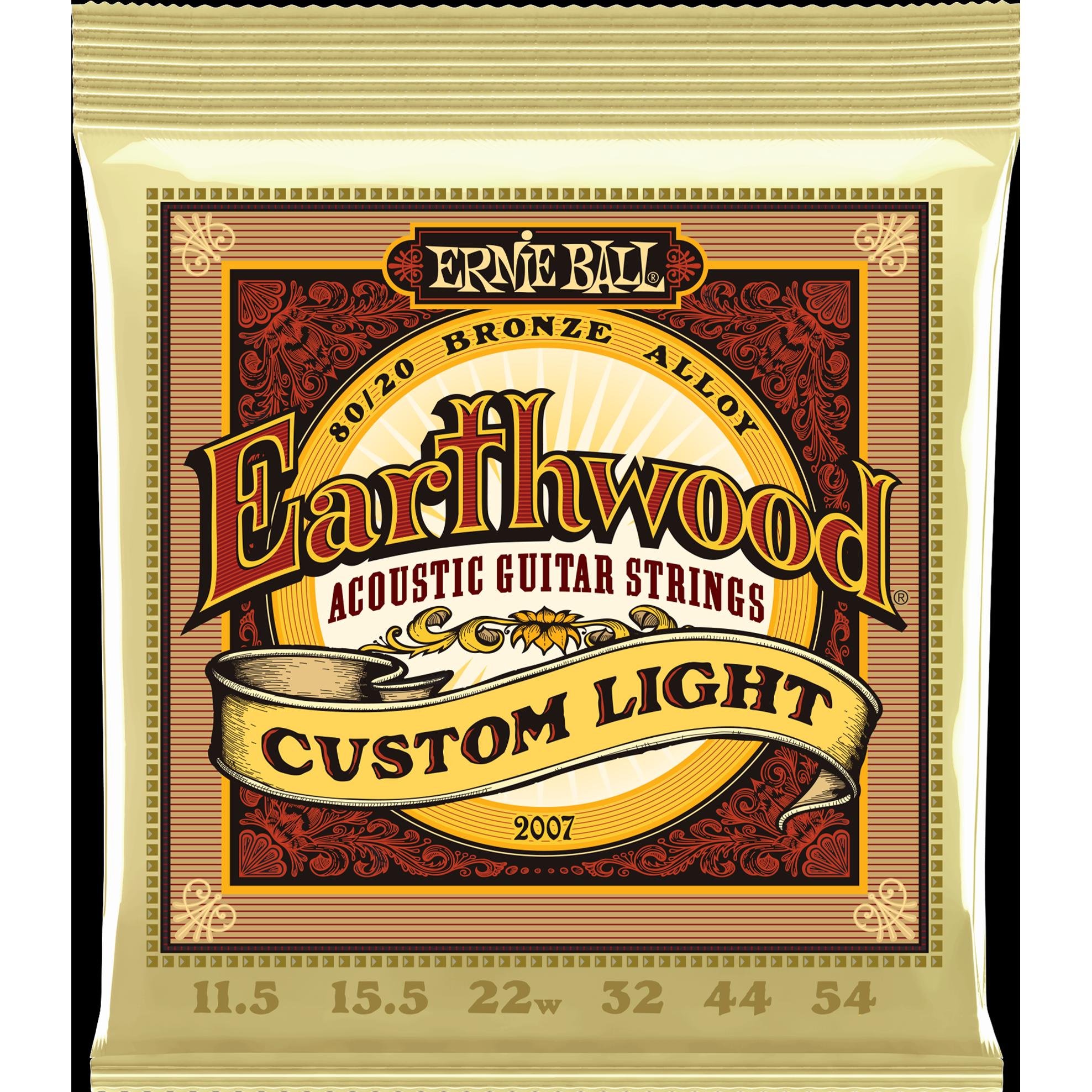 Ernie Ball Akustik Earthwood Bronze (6 x, Gitarre, 0.01"), Saiten
