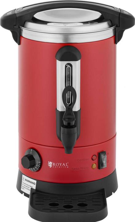 Actual product image Royal Catering Kettle - 6.1 L - 1500 W - Red