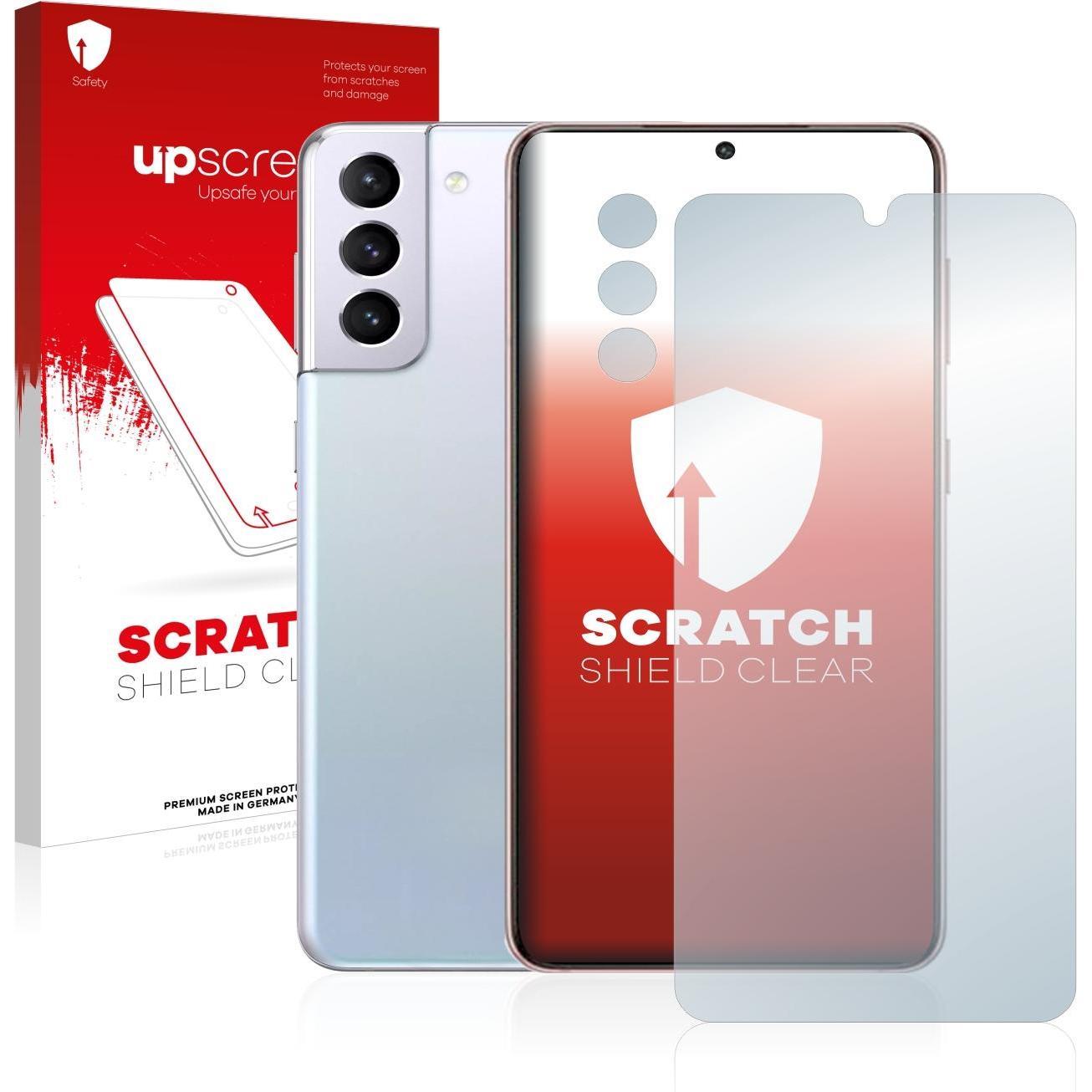 upscreen Scratch Shield Displayschutz (1 Stück, Samsung Galaxy S21), Smartphone Schutzfolie, Transparent