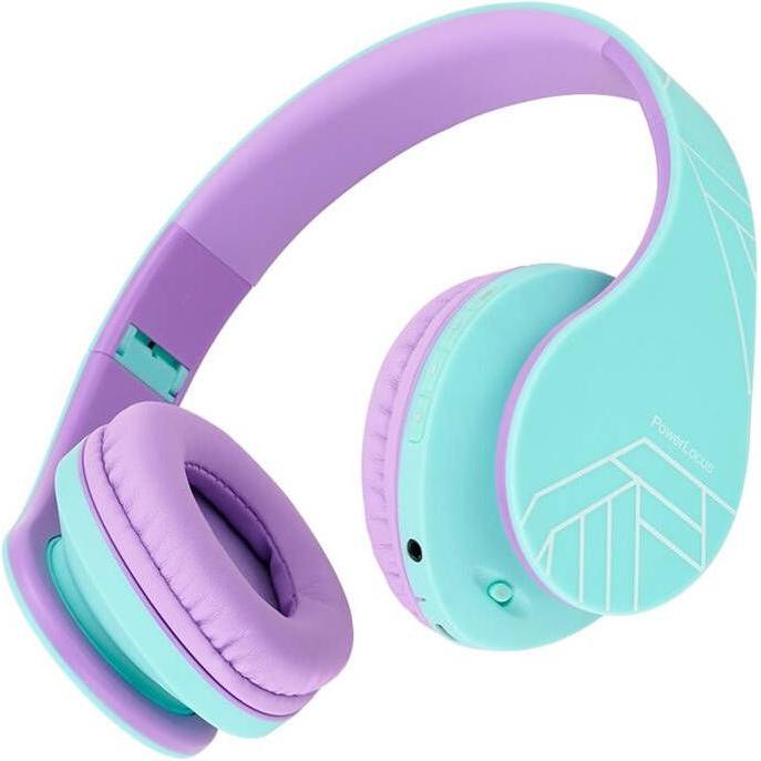 PowerLocus Wireless Headphones for kids P2 (blue-purple)