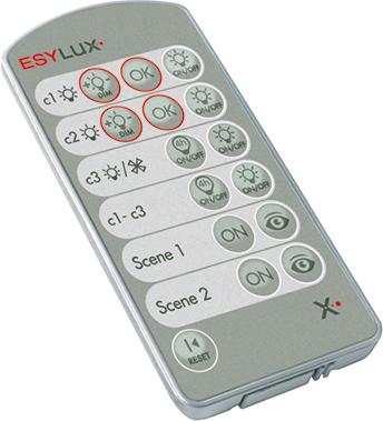 Actual product image Esylux End userRemote control MobilPDi/User si