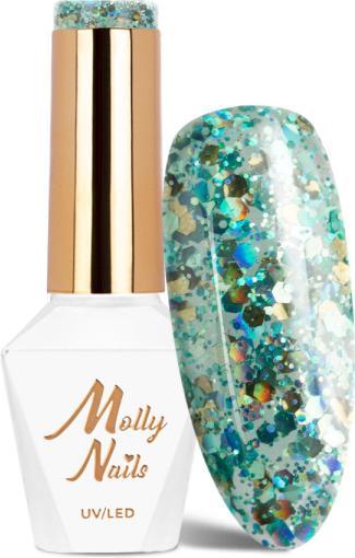 Produktbild Molly Nails Gellack Crushed Diamonds Glammy Chic UV/LED (Gel-Effekt Nagellack)