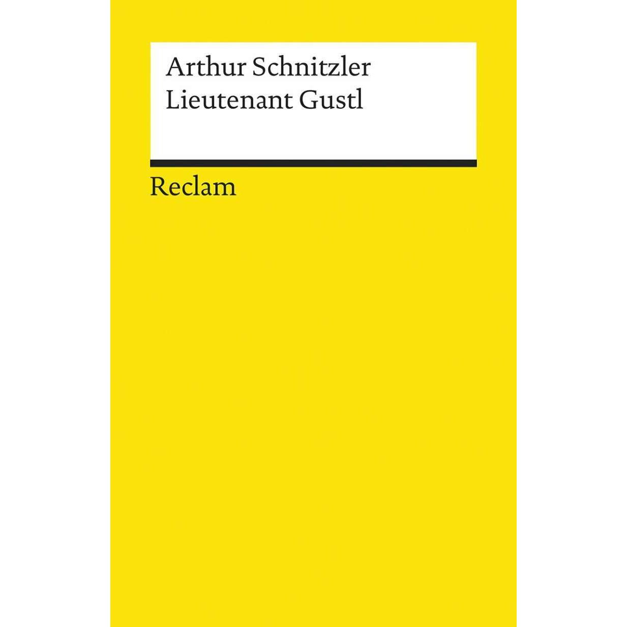 Lieutenant Gustl, Belletristik von Arthur Schnitzler