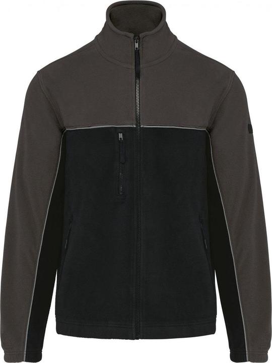 Actual product image Kariban Eco-friendly two-tone microfleece jacket (5XL)