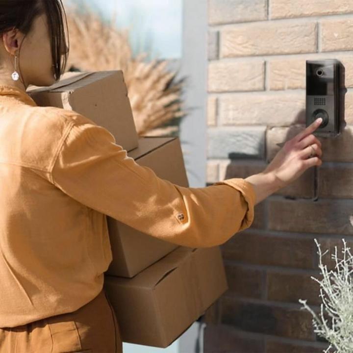 Produktbild SCS Sentinel Video-WLAN-Türsprechanlage mit 110° Weitwinkel, 7-Zoll-Touchscreen, Nachtsicht und Wetterfestigkeit (Kabelgebunden, WLAN)