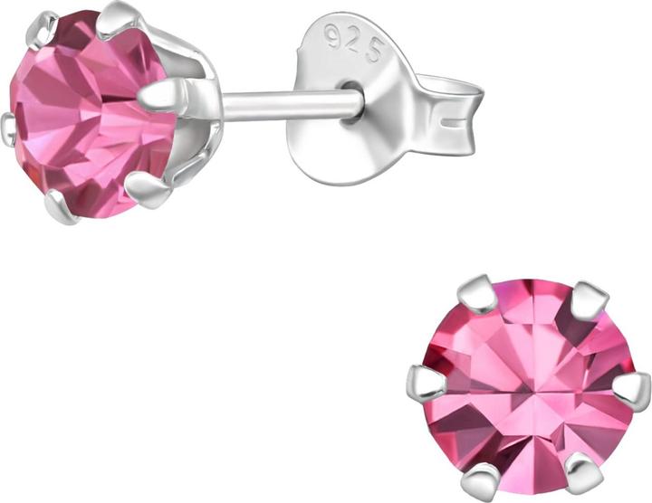 Immagine prodotto Maxte Silberne Runde 5 mm mit Kristallen (Argento)