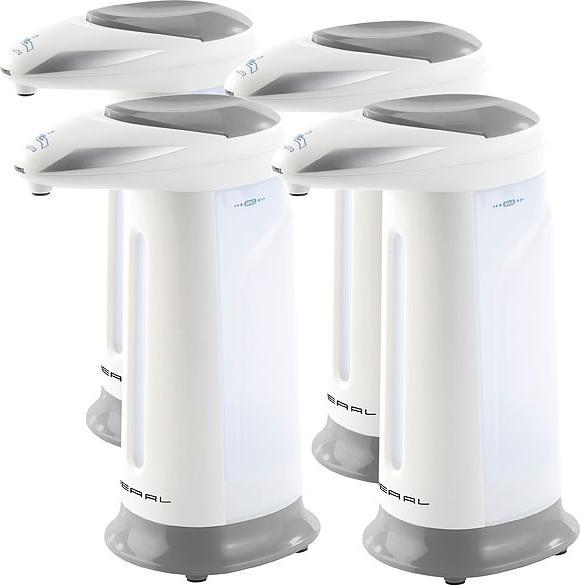 Produktbild Pearl 4er-Set Automatischer Seifenspender mit Bewegungssensor grau