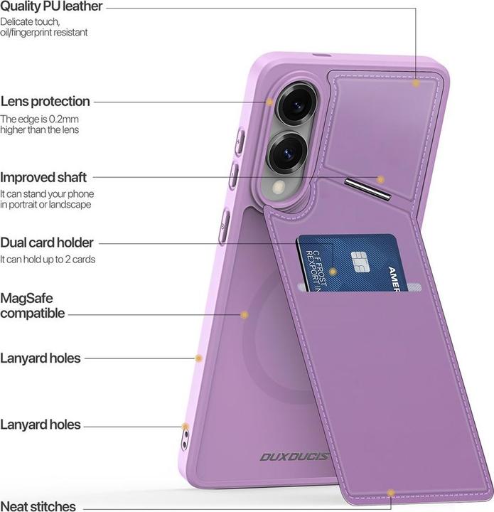 Produktbild Dux Ducis Rafi II Mag Series PC und TPU Hardcase Hülle (Samsung Galaxy S20 5G, Samsung Galaxy S25 Edge)