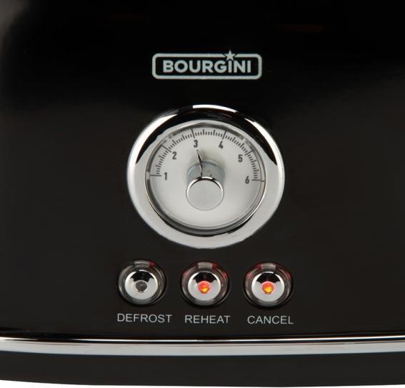 Actual product image Bourgini Retro Toaster - Broodrooster - Zwart