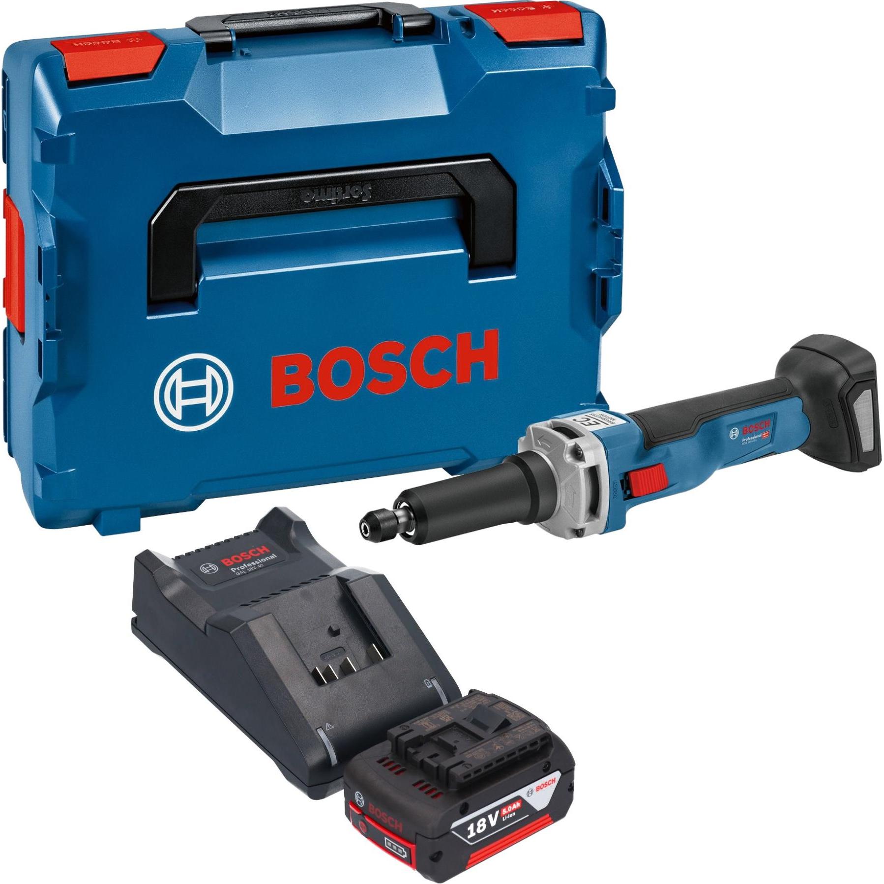 Bosch Professional, Schleifmaschine + Poliermaschine, Bosch GGS 18V-23 LC Professional Akku Geradschleifer 18 V Brushles...