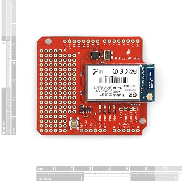 Actual product image SparkFun WiFly Shield