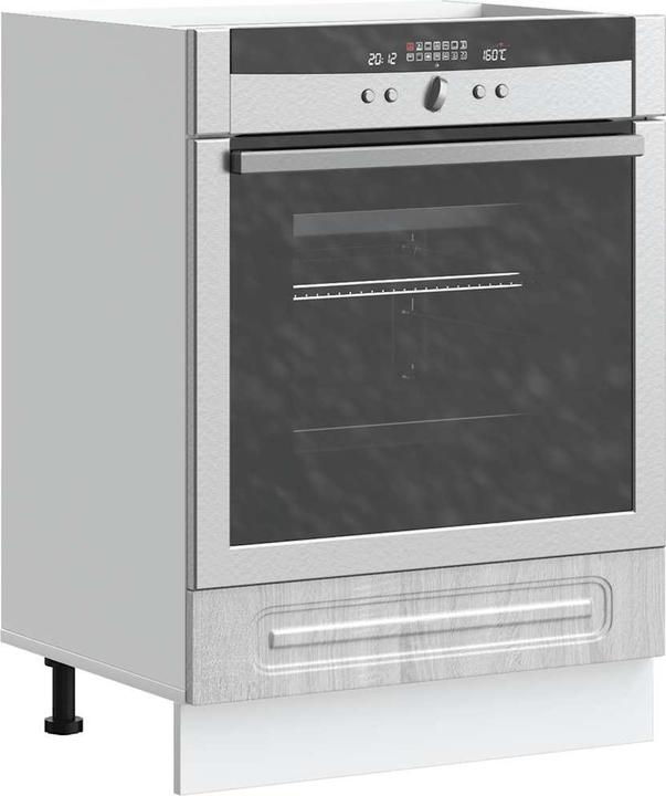 Productafbeelding VidaXL Inbouw ovenkast Kalmar Grey Sonoma ovenkast op houtbasis