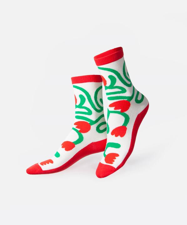 Immagine prodotto Eat My Socks EMS, Calzini, Adulto, Trend, Tulipano in fiore (Taglia unica)