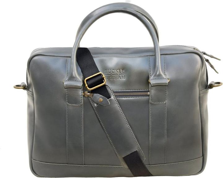 Actual product image Buckle & Seam Everett briefcase anthracite/yellow (16")