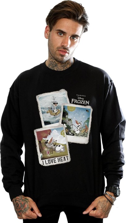 Immagine prodotto Disney Frozen Felpa Olaf Polaroid Uomo (3XL)