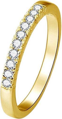 Produktbild Beneto Gold-plated silver ring with AGG189 crystals - Circuit: 52 mm (L) (52)
