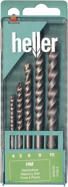 Produktbild Heller Stein-Spiralbohrer-Set 5teilig (4 mm)