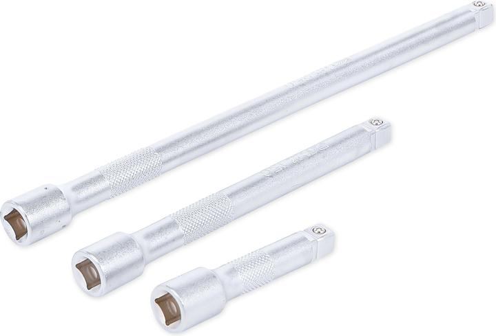 Actual product image BGS "Wobble" Extension Bar Set 10 mm (3/8") 75 / 150 / 250 mm 3 pcs. (3/8")