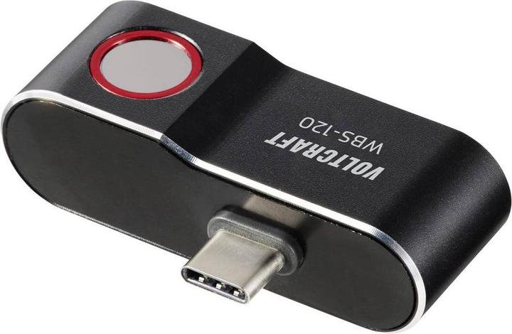 Actual product image Voltcraft WBS-120 Thermal imaging camera -20 to 400°C 120 x 90 pixels 25Hz USB-C® connection for Android