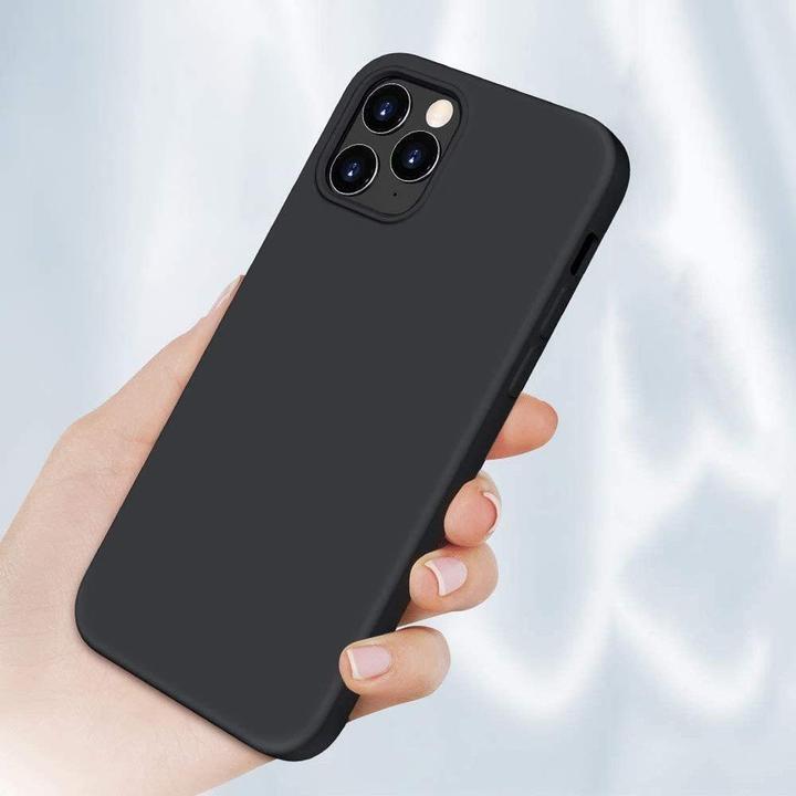 Image du produit Hurtel Silicone Case Soft Flexible Rubber Cover for Xiaomi Redmi Note 10 5G / Poco M3 Pro black (Xiaomi Redmi Note 10 5G)